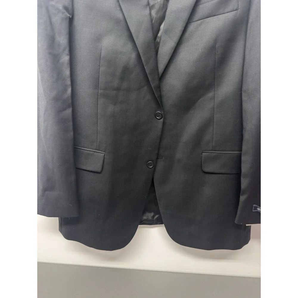 Hart Schaffner Marx Blazer Sport Coat Mens Black 42 Long #46 New With Tags‎